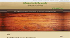 Desktop Screenshot of jeffersonfamilychiropractic.com